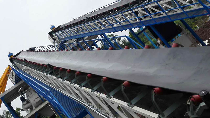 四川攪拌站800帶寬皮帶輸送機